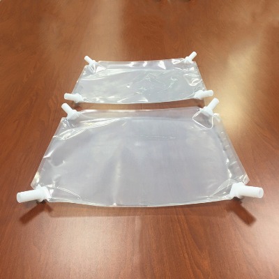 機械設備適用20公斤雙塑膠嘴潤滑油緩沖透明塑料袋廠家