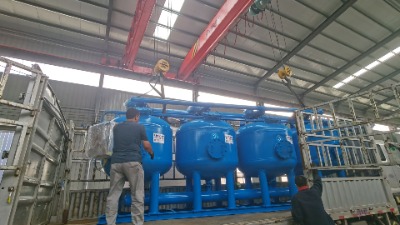 井水處理軟化超濾設備 地下水錳砂過濾器 加工定制