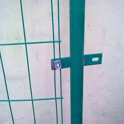 公園鐵蒺藜刺繩鋼板網護欄雙層綠色防拋網