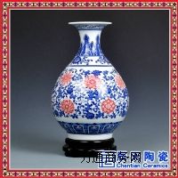 定做青花瓷花瓶 陶瓷花瓶定做