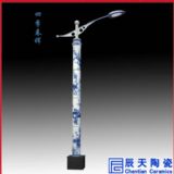 陶瓷燈柱定做 批發(fā)景德鎮(zhèn)陶瓷燈柱 陶瓷路燈