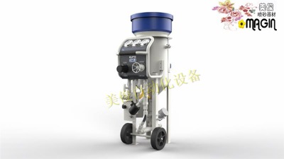 碳酸氫鈉小蘇打開放式環(huán)保噴砂機除銹清理設備