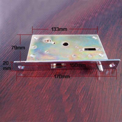 多媒體講臺鎖側拉式機械鎖平移門鎖808碰