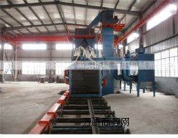通過(guò)式拋丸機(jī)的丸料循環(huán)凈化系統(tǒng)
