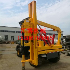 廠家直銷裝載機(jī)護(hù)欄打樁機(jī) 公路波形護(hù)欄打樁機(jī)