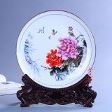 陶瓷紀念盤擺盤 定做會議紀念盤子