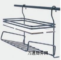 鋼鐵俠收納之板式雙層調(diào)味置物架