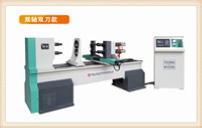 萬方雙軸雙刀數控木工車床