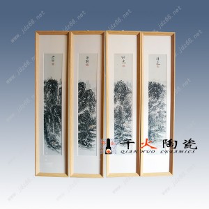 瓷板畫 千年瓷都景德鎮(zhèn)陶瓷廠家定制禮品瓷板畫