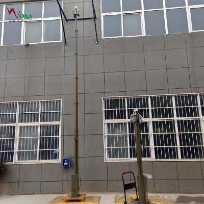 手動(dòng)升降提前放電避雷針 15米便攜式避雷針 電動(dòng)升降接閃桿