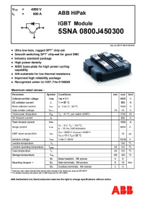 5sna0800j450350��ʿabb igbtģ�K