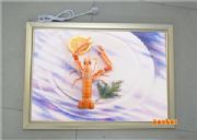 地鐵4cm金色開啟式超薄燈箱