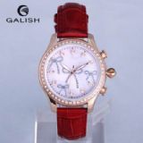 女士時尚真皮香水瑞士石英手表 時尚女士玫瑰金真皮手表