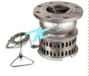 h42x不銹鋼法蘭拉柄式底閥