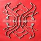 供應鋅鋼護欄配件 陽臺護欄裝飾花 鑄鋁虎頭花