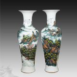 景德鎮(zhèn)落地大花瓶批發(fā)廠家花瓶定制加字