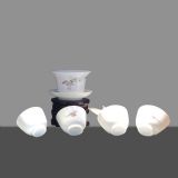 景德鎮青花瓷茶具定做廠家高檔茶具定制加字