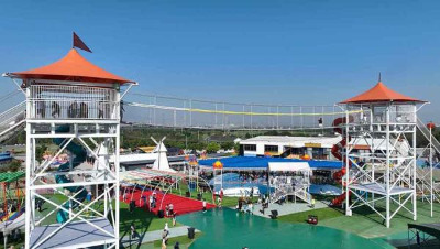 上海無動力拓展設施合作-景灃游樂