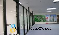 上海麥思卑斯隔斷玻璃側裝辦公高隔間