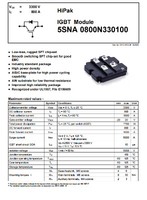5sna0800n330100abb igbtģ�K